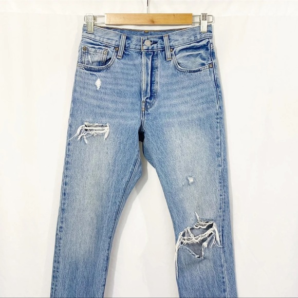 Levi 501 skinny jeans ripped - Picture 3 of 7